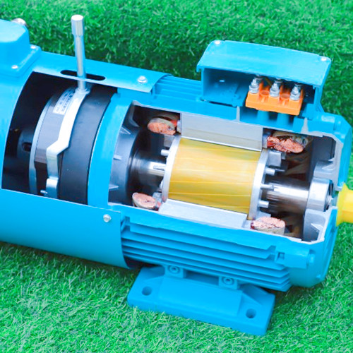 攪拌機專用單相交流電機實拍圖2